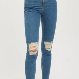 Topshop Ripped Jamie Jeans- Motto